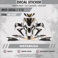 Mio Soul i 115 Decals - ( Gloss Vinyl high grade brand Sticker)- Automotive Design