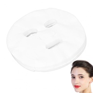 50pcs Facial Mask Paper Home Beauty Salon DIY Disposable Cotton Facial Mask Paper Sheet for Wet Comp
