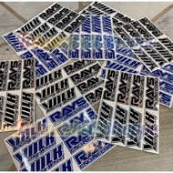 Sticker rim te37 sticker volk rays/Sticker rim volkracing