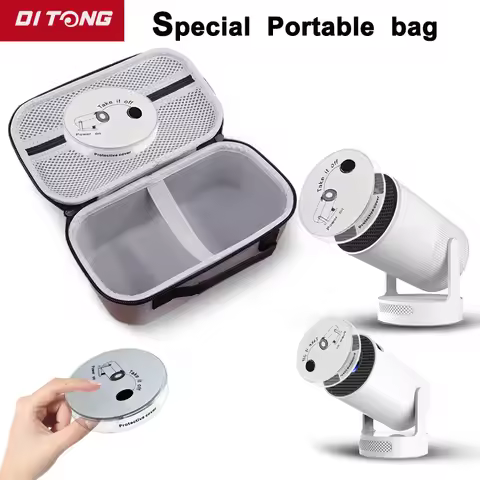 DITONG Universal Projector Carry Bag for HY300 Pro HY300 Ultra Mini Protective Travel Storage Case M