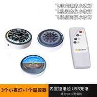 Civil Aircraft Cockpit Dashboard Air Speedometer Directional Instrument Night Light Indicator Light 