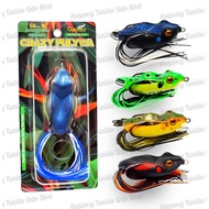 OPASS Fishing lure soft frog CRAZY PULYWA FROG FISHING LURE CP101 CP102 CP103 Froggy Katak pancing t