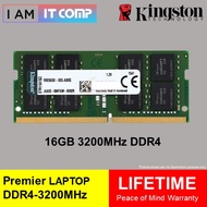 Kingston Value RAM 16GB 3200MHz DDR4 Non-ECC CL22 1RX8 Laptop RAM SODIMM RAM ( KVR32S22S8/16 ) - Not