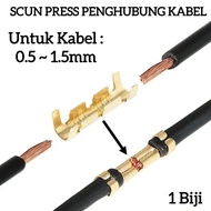 Scun Press DJ453 1.5mm Solder-Free Cable ConnectorSkun Wire Connector Clip Terminal Connector
