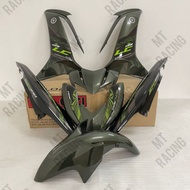 VELOZI COVERSET LC135 V8 FI HIJAU LUMUT STICKER TANAM