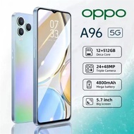 【รับประกัน 12 เดือน】2025แท้จริง โทรศัพท์มือถื OPP0 A96 โทรศัพท์มือถือ รองรับ2ซิม Smartphone 4G/5G โท