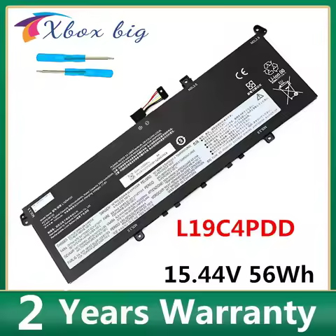 L19D4PDD L19M4PDD L19C4PDD Laptop battery For Lenovo 5B10Z37621 SB10Z37619 5B10Z37617 5B10Z37618 Thi