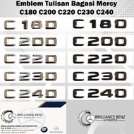 Emblem C200 C250 C300 C350 New Mercedes Benz C-Class Writing Emblem/