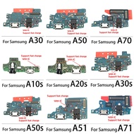 Original Charging Port USB Charger Dock Board Flex For Samsung Galaxy A10 A105FN A12 A21 A20 A30 A40