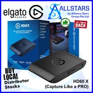 (ALLSTARS) Elgato HD60 X External Game Capture Card / USB3.0 / HDMI Inx1, 3.5mm Audio In, HDMI Outx1