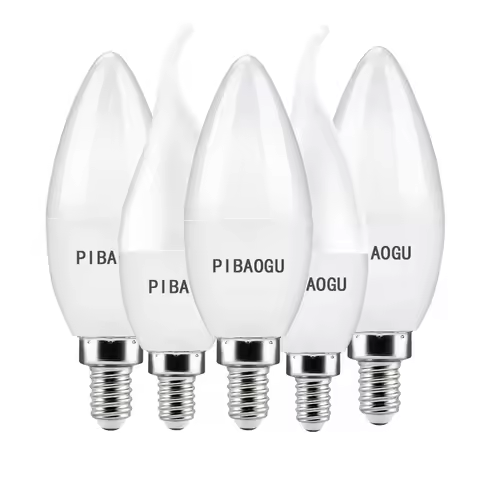 4pcs E14 E27 Led Candle Bulb 3W 6W Led Lamp 220V Led lights chandelier lamp For Home Decoration bedr