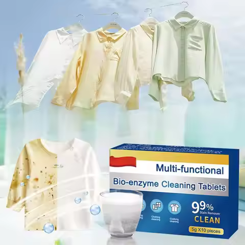 10Pcs/Set Multifunctional Decontamination Cube Cleaning Effervescent Tablets Fabrics Multi-functiona