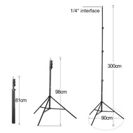 HP Fusender 2.1 Meter Tripod Bluetooth Tripod + Holder 2.1m Tripodhp Made of Iron + Aluminum 2.1 m F