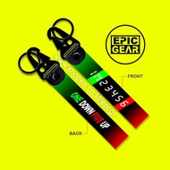 GANTUNGAN HIGH QUALITY KEYCHAIN 1N23456 GEAR SHIFT KEYCHAIN MOTORCYCLE 65432N1 KEY CHAIN HOLDER ALL 