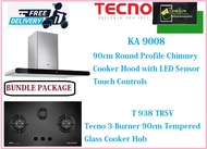 TECNO HOOD AHD HOB BUNDLE PACKAGE FOR ( KA 9008 &amp; T 938TRSV) / FREE EXPRESS DELIVERY