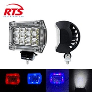 【Ready Stock】36W 4inch Waterproof Work Light LED Light Bars RGB Spot Beam for Work Driving Offroad Boat Tractor Truck 12V 24V Car Accessories