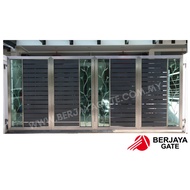 【PRE-ORDER MFG 14】14x5.5ft Main Folding Gate / Pintu Pagar / Stainless Steel 304 / Aluminium / Klang Valley / KL