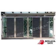 【PRE-ORDER MFG 14】14x5.5ft Main Folding Gate / Pintu Pagar / Stainless Steel 304 / Aluminium / Klang