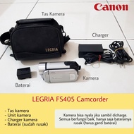 BEKAS Canon Legria FS405 Handycam Camcorder Kamera preloved second