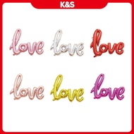 Love Foil Balloon / Love Letters / Foil Balloon