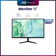 19 Inch HDMI & VGA FULL HD LED Monitor with Official Warranty Monitor PC