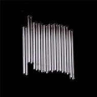 ❥10pcs 10*100mm Test Tube Transparent Pyrex Glass Blowing Tubes Thick Wall Laboratory Round Bott YZ