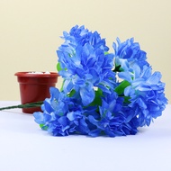 Qingming Festival Sacrificial Plastic Flowers 7 Small Flowers Simulation Chrysanthemum 7 Claw Chrysa