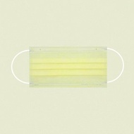 平面醫療口罩 (成人 50片/盒) 鵝黃 台灣製 l THG兆鼎生醫