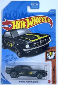 67 Ford Mustang Coupe - Muscle Mania 2/10 [Black] #192/250 Hot Wheels - '67 Ford Mustang Coupe - Mus
