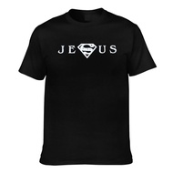 Summer Cool Tee Jesus Superman Christian Church God Good Quality Men'S Tshirt