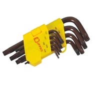 9 PCS STAR KEY TAMPER L KEY SET SHORT STAR 9 PCS HOLE