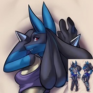 Furry Dakimakura Hing Case Gift Anime Pillow Cushion Cover Otaku Waifu