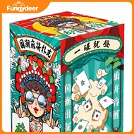 Funnydeer Mahjong Chơi Thẻ trò chơi trên bàn chống xước Gia Đình Thời Gian Giải Trí Với Con Xúc Xắc 
