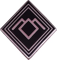 Twin Peaks Owl Cave Black Lodge 1" Enamel Pin Badge, 1 Inch, Enamel, enamel