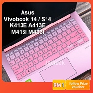 Asus Vivobook 14 S14 Keyboard Cover K413E A413E M413I M433I K413EQ K413 M413 M433 E410M Vivobook Fli