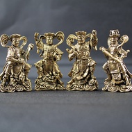 Brass Four Kings Ornaments Home Office Desk Ornaments Four Kings Ornaments Brass Crafts Ornaments 9.
