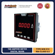 Digital Ampere Meter LED 96x96mm Single Phase TAB