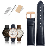 Genuine Leather Watch Band Adapter for FS5061 FS5237 ME3052 Models Quick Release 22mm Pin Buckle Str