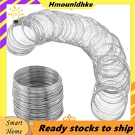 500 Loops Beading Jewelry Wire 22 Gauge Steel Memory Wire Bracelets Bulk Silver Cuff Bangle Findings