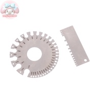 YANGWEN 0-36 Round AWG SWG Wire Gauge Thickness Ruler Gauge Diameter Stainless Steel Measurer Tool W