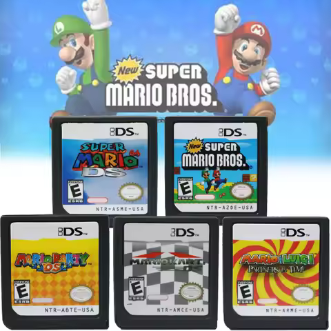Mario Series DS Games Cartridge New Super Mario Bros Video Game Console Card Mario Kart DS Mario Par
