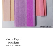 Crepe Paper Doublette made in German High Quality Crepe paper Crepe paper made in Germany