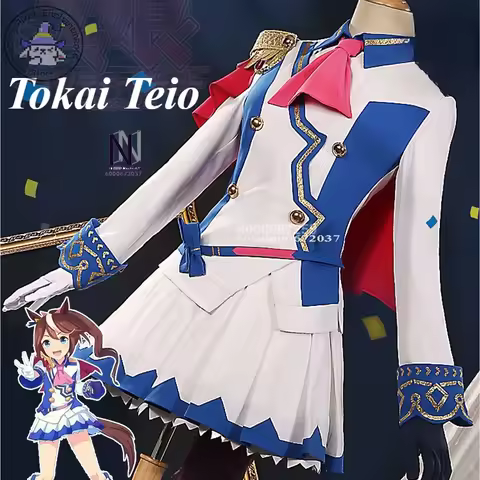 Pretty Derby Game Tokai Teio Cosplay Costume Exquisite Uniform Gorgeous Outfit Halloween Carnival Co