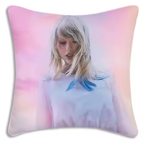 Pillow Covers Cartoon T-Taylors Sofa Decorative Home Double-sided Printing Short Plush Cute S-Swifts