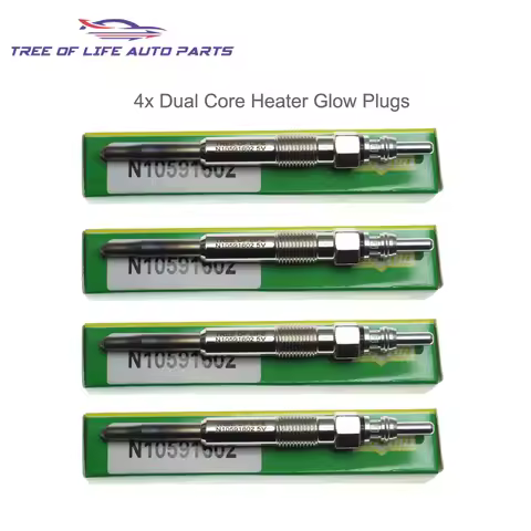 4x 5V New Glow Plugs N10591603 For VW TOURAN (1T1, 1T2) SKODA OCTAVIA II SUPERB II 1.9 2.0 TDI 2004-