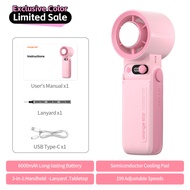 Portable Fan 199 Gears High Speed Ice Cooling Fan Handheld Fan