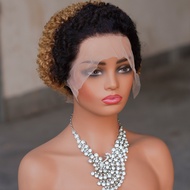 100% Human Hair Wigs Pixie Cut Short Curly Wig for Women pixie cut wigs Full Machine Wig Fashion Typ