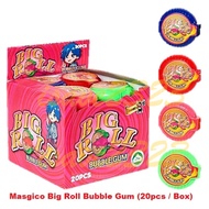 12 Pcs Tiger Bubblegum/Roller Bubble Gum Roll Tape/ Giler Gum Chewing Gum/Big Roll /Magic Roll Bubbl