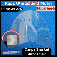 Kaca Windshield Ukuran 30cm x 40cm Apple Untuk Semua Jenis Motor Winsil vario 160 Windsield beat Win