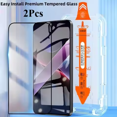 2PCS Easy Install Tempered Glass For OPPO K13 Turbo Pro K13X K12X K11X K12+ K13 K13S Premium Dust Fr